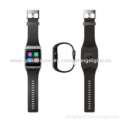 1.6" Smart Watch with Android 4.3 Checking E-mails Sync Incoming Call and Messages and Track Steps